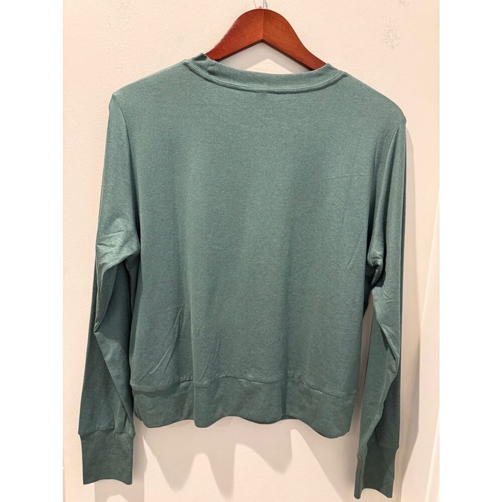 Vuori Daydream Lightweight Crewneck Sweatshirt in Agate Green Heather size L NEW - Picture 5 of 11